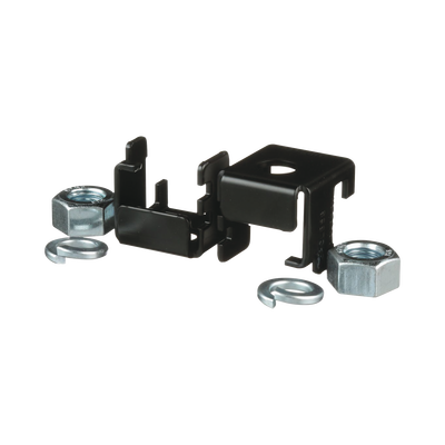 [F2PCLB58] Soporte para Montaje en Charola Tipo Escalerilla, Compatible con Rieles de 9.5 x 38.1 mm o 9.5 x 50.8 mm, Uso Con Varilla Roscada de 5/8", Color Negro 