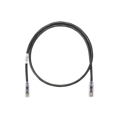 [NK6PC3BLY] Cable de Parcheo UTP Categoría 6, con Plug Modular en Cada Extremo - 1 Metro (3.28 Pies) - Negro