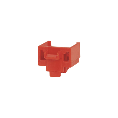 [PSL-DCJB] Kit de 10 Dispositivos para Bloquear Puertos Jack RJ45, Color Rojo, Incluye Llave de Extracción