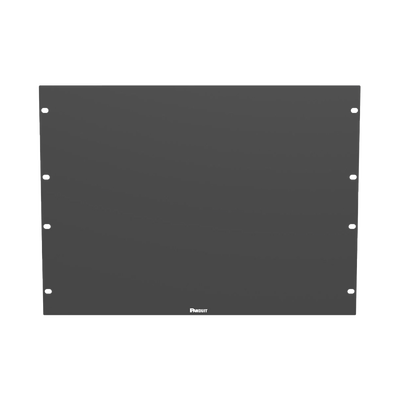 [DPFP8] Tapa Ciega Para Rack Estándar de 19in, Plano, de Acero, 8UR, Color Negro