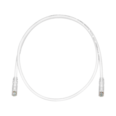 [UTPSP0.5MY] Cable de Parcheo TX6, UTP Cat6, 24 AWG, CM, Color Blanco Mate, 50 cm (19.69 pulgadas)