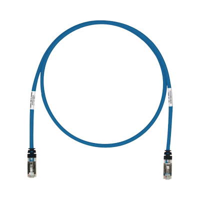 [STP6X10MBU] Patch Cord Cat6A, Blindado S/FTP, CM/LS0H, 10 Metros (32.81 Pies), Color Azul