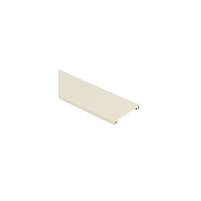 [T70CIW6] Cubierta para canaleta T-70, de PVC rígido, 70.1 x 9.1 x 1800 mm, Color Blanco Mate