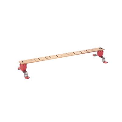 [GB2A18I] Barra de Conexión a Tierra StructuredGround™ para Telecomunicaciones y Centro de Datos, de 1/4" Grosor X 2" Ancho X 24" Largo.