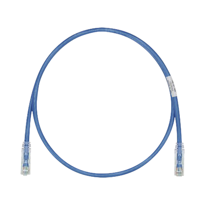 [UTPSP25BUY] Cable de Parcheo TX6, UTP Cat6, 24 AWG, CM, Color Azul, 7.62 Metros (25 Pies)