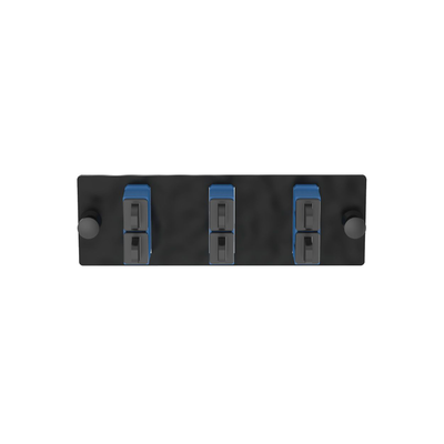 [FAP3WBUDSCZ] Placa Acopladora de Fibra Optica FAP, Con 3 Conectores SC Duplex (6 Fibras), Para Fibra Monomodo OS1/OS2, Color Azul