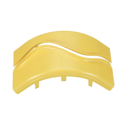 [FROVRASC4LYL] Tapa de Bajada Vertical Exterior de 90º, Para uso con Canaletas 4X4 FiberRunner™, Color Amarillo