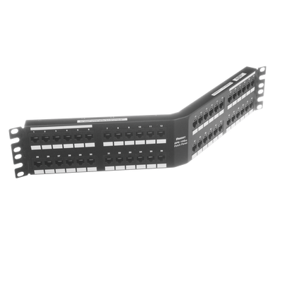 [DPA486X88TGY] Panel de Parcheo de Impacto (110), Angulado, Categoría 6A, de 48 Puertos, 2UR