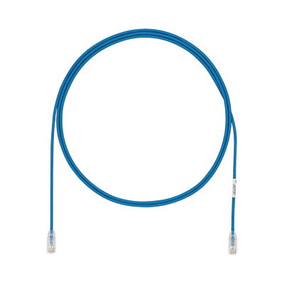[UTP28X17MBU] Cable de Parcheo UTP Cat6A, CM/LSZH, Diámetro Reducido (28AWG), Color Azul, 17 Metros (55.77 Pies)