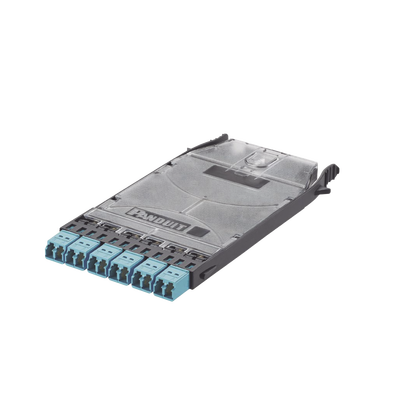 [FHSXN-12-10N] Cassette HD Flex? Con 6 Puertos LC Duplex (12 Fibras), Para Fibra Multimodo OM3, Color Azul