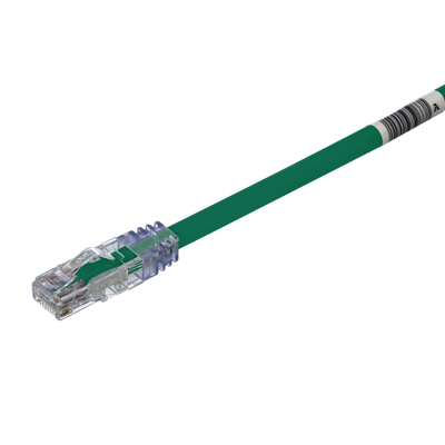 [UTP6AX25GR] Cable de Parcheo UTP, Cat6A, 24 AWG, CM, Color Verde, 7.62 Metros (25 Pies)
