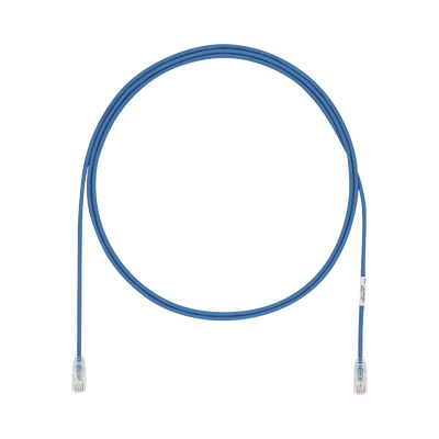 [UTP28X26BU] Cable de Parcheo UTP Cat6A, CM/LSZH, Diámetro Reducido (28AWG), Color Azul, 7.92 Metros (26 Pies)