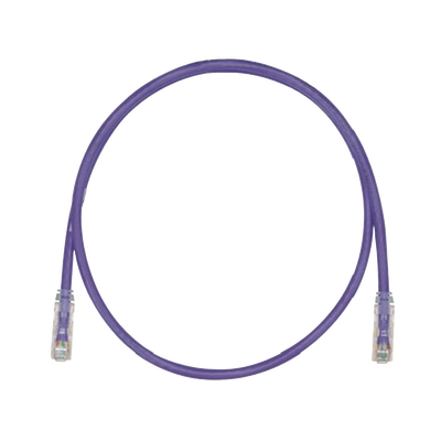 [UTPSP8MVLY] Cable de Parcheo TX6, UTP Cat6, 24 AWG, CM, Color Violeta, 8 Metros (26.25 Pies)