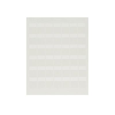 [S075X075YAJ] Hojas con 2500 Etiquetas Auto-Laminadas para Impresora Láser/Inyección de Tinta, para Cables de 2 a 4.1 mm de Diámetro (18 - 14 AWG)