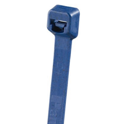 [PLT2I-C186] Cincho Pan-Ty® 203mm largo x 3.4mm ancho, Intermedio de Polipropileno y Metal Detectable, Color Azul Oscuro. 100 Piezas