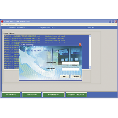 [7810PC-AM] Software de Recepcion de Eventos de Alarma por IP o 3G/4G No requiere IP Publica Fija o Servicios de Nombres de Dominio DDNS