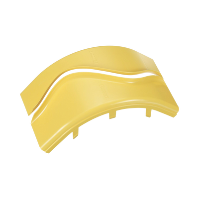 [FROVRASC6LYL] Tapa de Bajada Vertical Exterior de 90º, Para uso con Canaletas 6X4 FiberRunner™, Color Amarillo