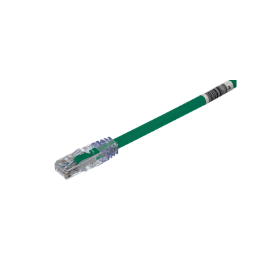 [UTP6AX10GR] Cable de Parcheo UTP, Cat6A, 24 AWG, CM, Color Verde, 3.05 Metros (10 Pies)