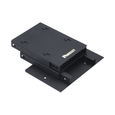 [ZFLEX2] Soporte Para 2 Casetes HD Flex de 6 Puertos Duplex, Para Uso con Gabinetes de Zona, Color Negro