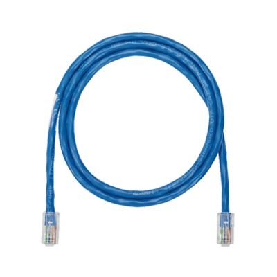 [NK5EPC7BUY] Cable de Parcheo UTP Categoría 5e, con Plug Modular en Cada Extremo - 2 Metros (6.56 Pies) - Azul