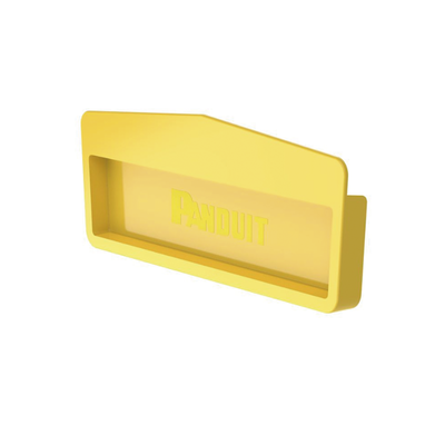 [FREC12X4LYL] Tapa Final Para Canaletas FiberRunner™ 12x4, de Instalación a Presión, Color Amarillo