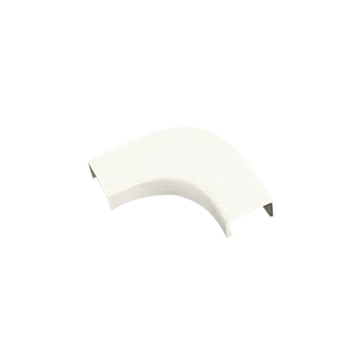 [RAFC10IW-X] Curva de radio controlado, para uso con canaleta LD10, material ABS, Color Blanco Mate