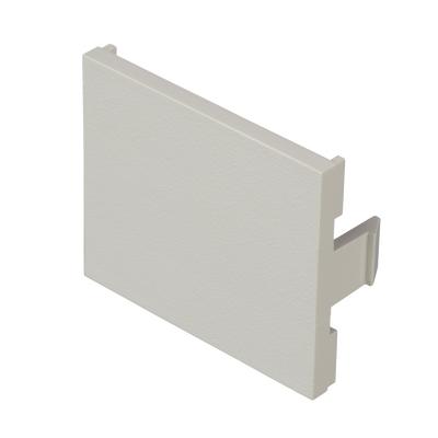 [CHB2IW-X] Módulo de Tapa Ciega (Inserto Ciego), de 1/2, Color Blanco Mate, 1 Pieza