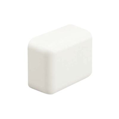 [ECF3IW-E] Tapa Final, para uso con canaleta LD3, material ABS, Color Blanco Mate