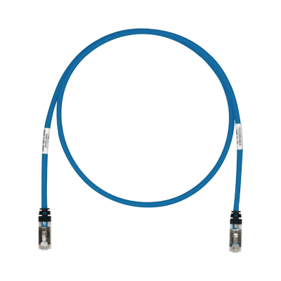[STP6X20MBU] Patch Cord Cat6A, Blindado S/FTP, CM/LS0H, 20 Metros (65.62 Pies), Color Azul