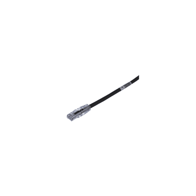 [UTPSP15BLY] Cable de Parcheo TX6, UTP Cat6, 24 AWG, CM, Color Negro, 4.57 Metros (15 Pies)