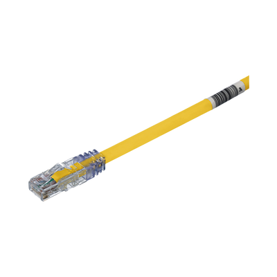 [UTP6AX20YL] Cable de Parcheo UTP, Cat6A, 24 AWG, CM, Color Amarillo, 6.1 Metros (20 Pies)