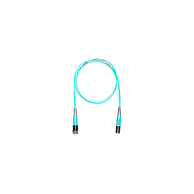 [FZ2ERLNSNSNM005] Jumper de Fibra Optica Multimodo 50/125 OM4, LC-SC Duplex, OFNR (Riser), Color Aqua, 5 Metros (16.40 Pies)