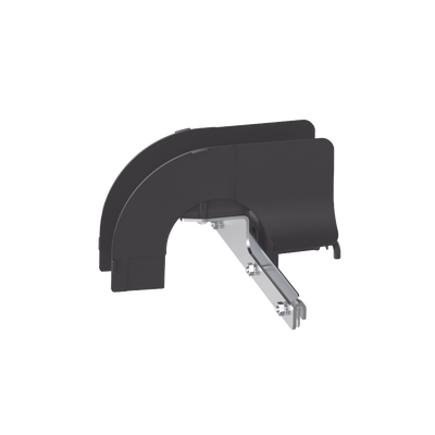 [PWBSPJ2BL] Bajada/Salida de Cables Para  Charola Wire Basket, de 2 in, Con Control de Radio de Curvatura, Color Negro