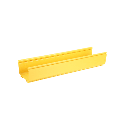 [FR6X4YL10] Canaleta FiberRunner™ 6X4, de PVC Rígido, Color Amarillo, 3 m de Largo