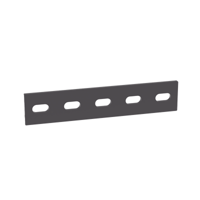 [PWBSPL5BL] Kit de 12 Piezas de Barra de Empalme de 5 Orificios, Para Fabricación de Curvas con Charola Wire Basket en Campo, Color Negro