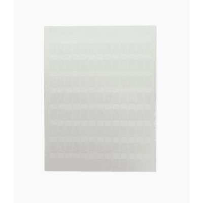 [C379X030FJJ] Hojas con 1000 Etiquetas Poliofina para Impresora Láser/Inyección de Tinta, Ancho 96.3 mm (3.79 pulgadas) x Alto 7.6 mm (0.3 pulgadas), Color Blanco