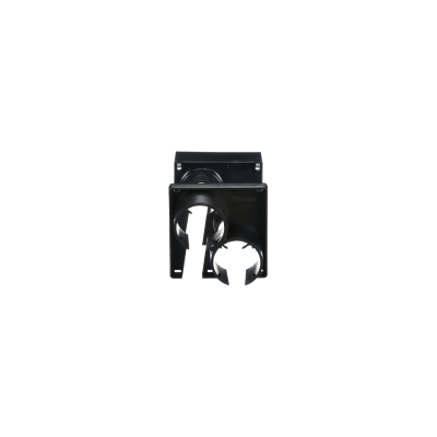[FIDT4X4LBL] Tapa con 2 Salida a Tubo Corrugado de 1.5in (38mm), Para uso con Canaletas 4X4 FiberRunner™, Color Negro