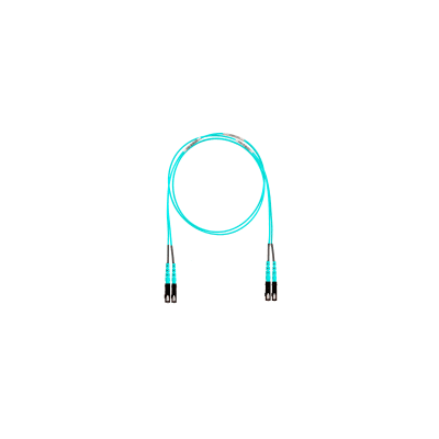 [FZ23RSNSNSNM002] Jumper de Fibra Óptica Multimodo 50/125 OM4, SC-SC Duplex, OFNR (Riser), Color Aqua, 3 Metros (9.84 Pies)