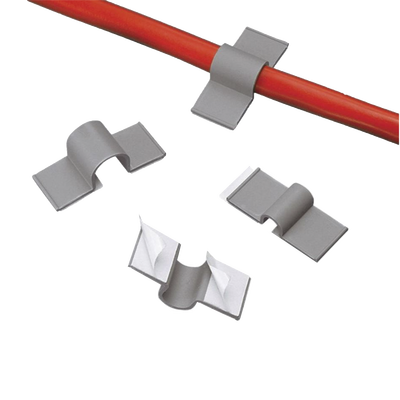 [A2C50-A-C8] Clip adhesivo 12,7 mm, gris claro
