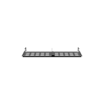 [FLEX-PLATE1U] Organizador de Holgura para Cable de Fibra Óptica, Uso con Paneles HD Flex de 1 UR, Color Negro