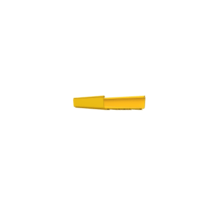 [FR12X4YL10] Canaleta FiberRunner™ 12X4, de PVC Rígido, Color Amarillo, 3 m. de Largo