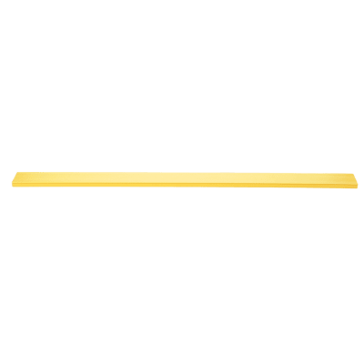 [HC2YL10] Tapa para Canaleta Ranurada Tipo H, de 2 in de Ancho, 3048 mm de Largo, Color Amarilo