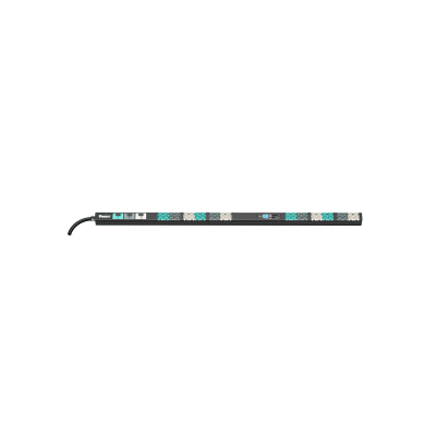 [E48E21L] PDU Inteligente Monitoreable y Switchable EL2P para Distribución de Energía, Enchufe de Entrada NEMA L21-30P, Con 24 Salidas C13/C15 y 24 C13/C15/C19/C21, de Instalación Vertical, 208 Vca, 30 Amp