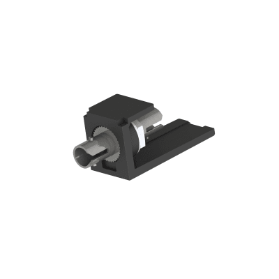 [CMSTZBL] Módulo Acoplador ST Simplex, para Fibra Óptica Multimodo OM3/OM4, Tipo Mini-Com, Color Negro