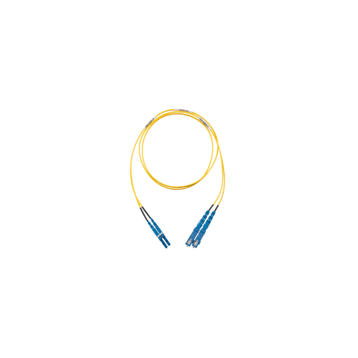 [F92ERLNSNSNM015] Jumper de Fibra Optica Monomodo 9/125 OS2, LC-SC Duplex, OFNR (Riser), Color Amarillo, 15 Metros (49.21 Pies)