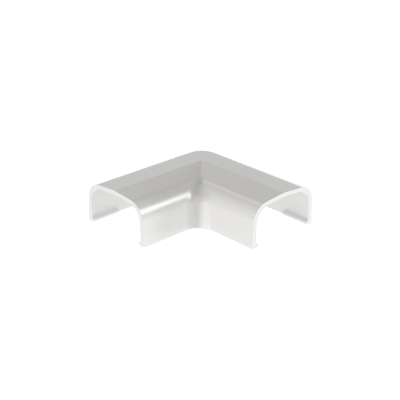 [RAF5WH-E] Conexión en ángulo recto "L", para uso con canaleta LD5, material ABS, Color Blanco