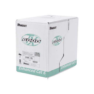 [PUC6004IG-ME] Bobina de Cable UTP 305 Metros (1000 Pies) de Cobre, TX6000? PanNet, Reelex, Gris Internacional, Categoría 6 Mejorado (23 AWG), PVC (CM), de 4 Pares