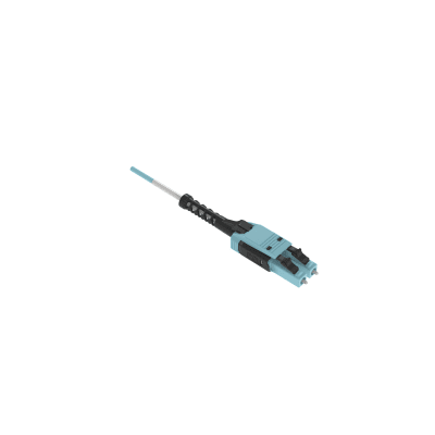 [FZ2RLU1U1ONM003] Jumper de Fibra Óptica Multimodo 50/125 OM4, LC-LC Uniboot Duplex, LSZH, Color Aqua, 3 Metros (9.84 Pies)