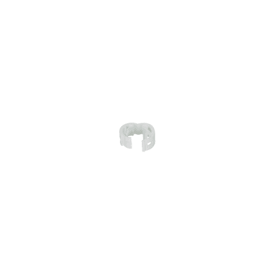 [PCBANDWH-Q] Kit de 25 Clips de Identificación Para Patch Cords, Compatible con Diámetros de 4.7 a 7.8 mm (0.19 a 0.31 Pulgadas), Color Blanco