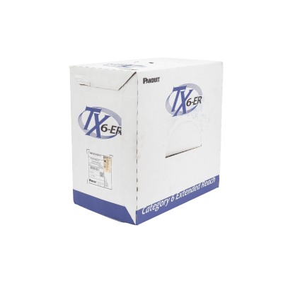 [PUR6C2204BU-CE] Bobina de Cable UTP de 4 Pares, Cat6 de Rango Extendido, 22 AWG, CMR (Riser), Color Azul, 305 m
